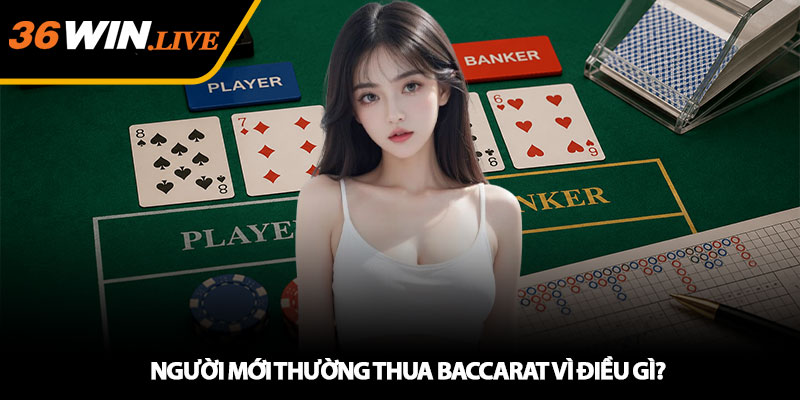 Cách Chơi Baccarat - Mẹo Chơi Hiệu Quả Cùng Nhà Cái 36WIN 3 Người Mới Thường Thua Baccarat Vì Điều Gì?